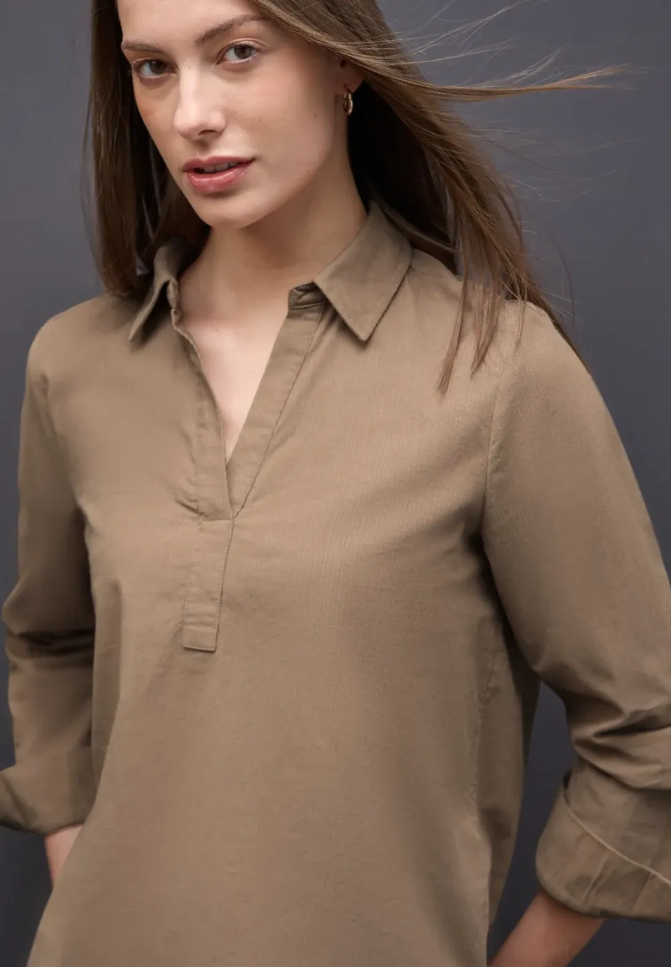 Cordbluse