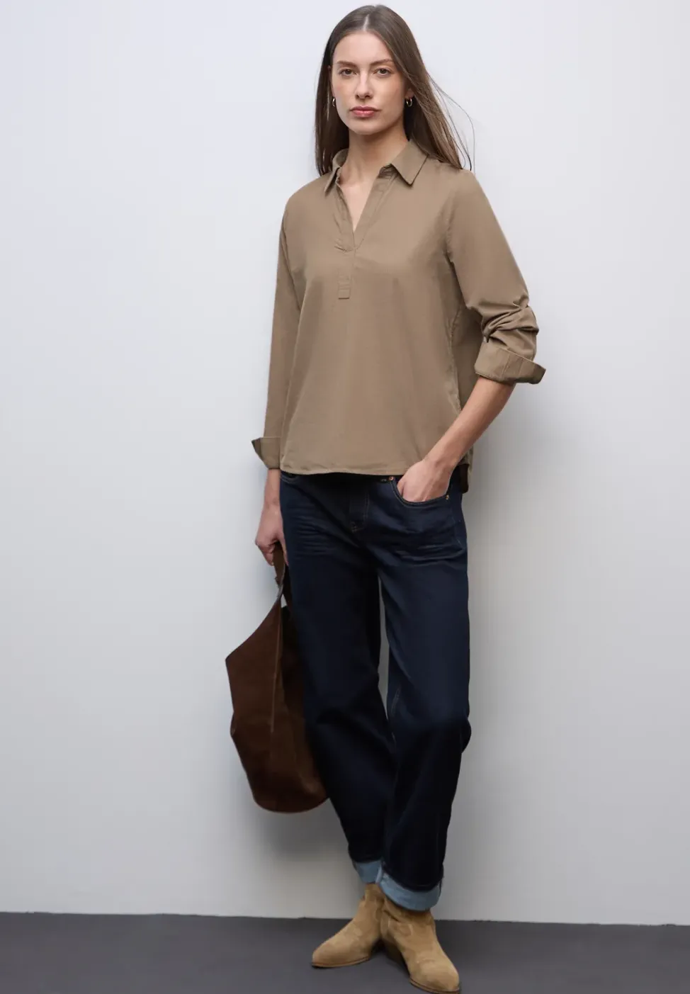 Cordbluse