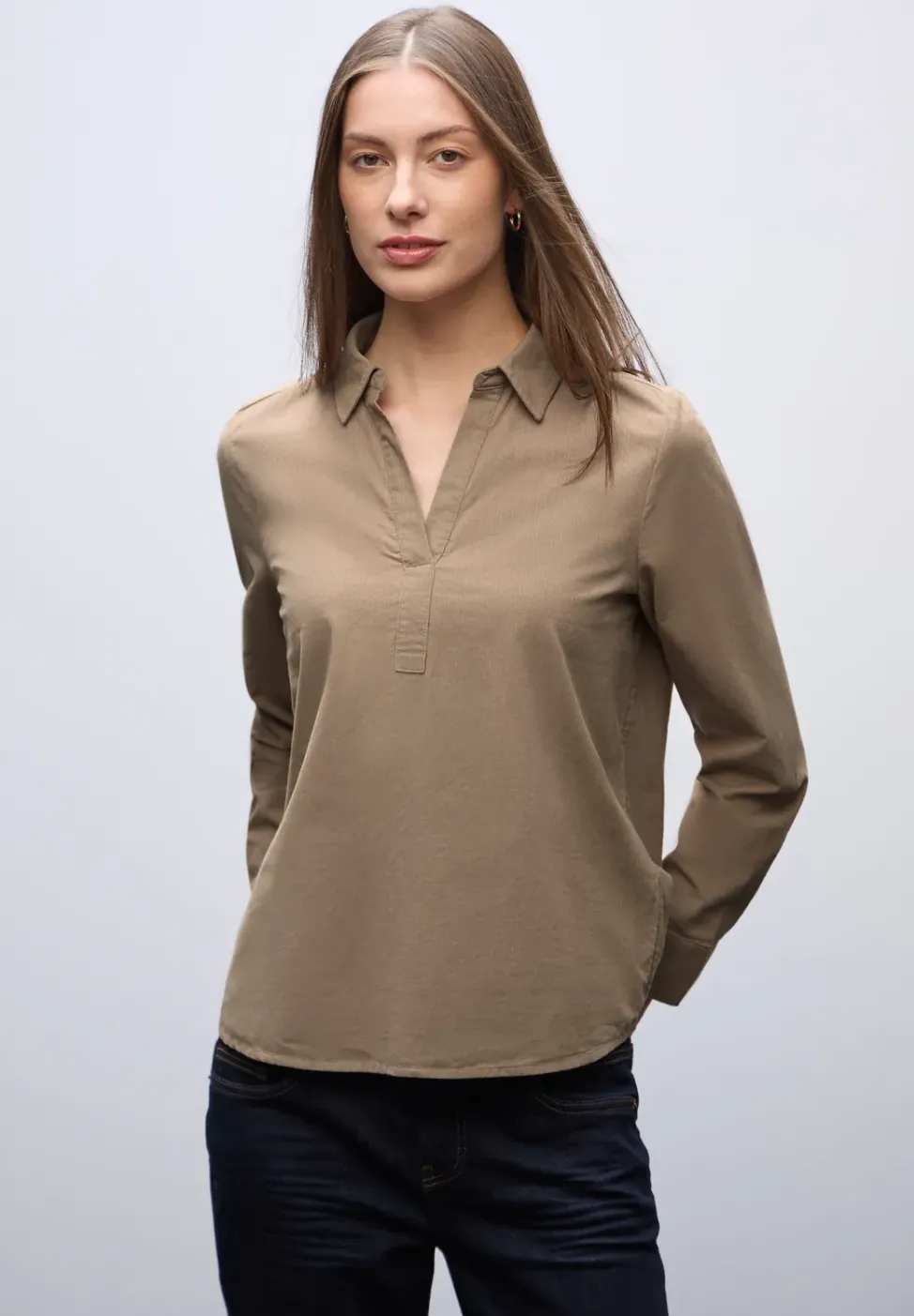 Cordbluse