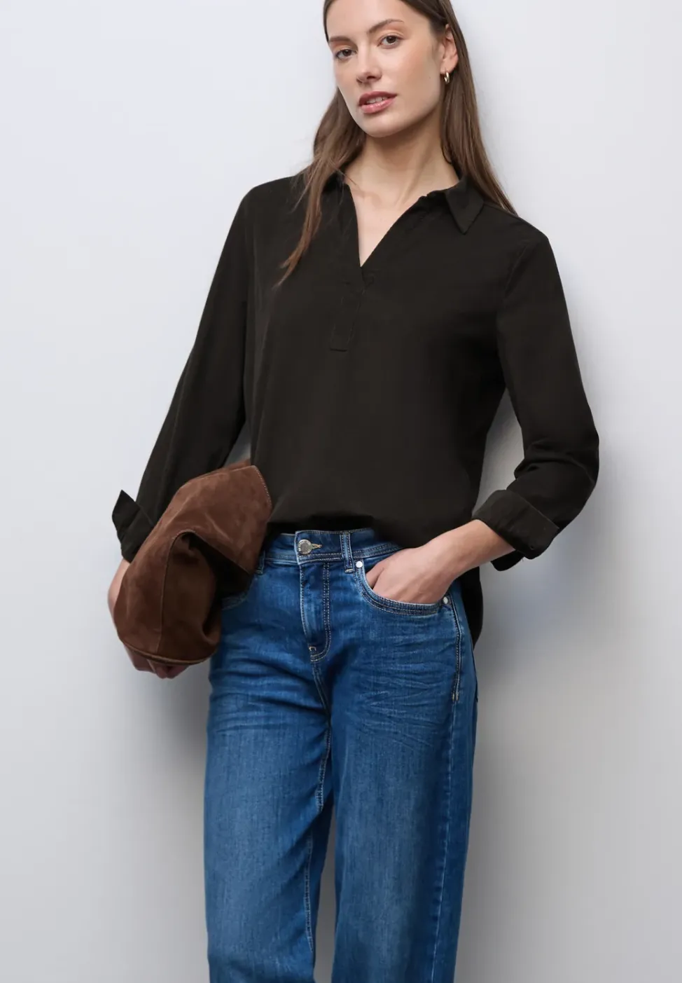 Cordbluse