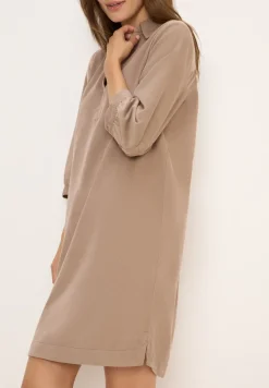 Cordkleid in Unifarbe