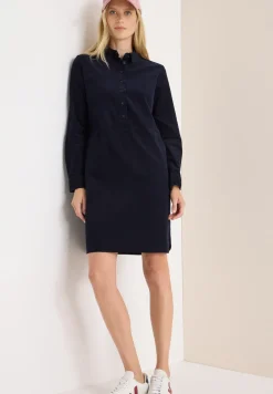 Cordkleid in Unifarbe