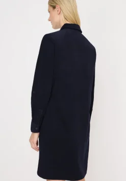 Cordkleid in Unifarbe