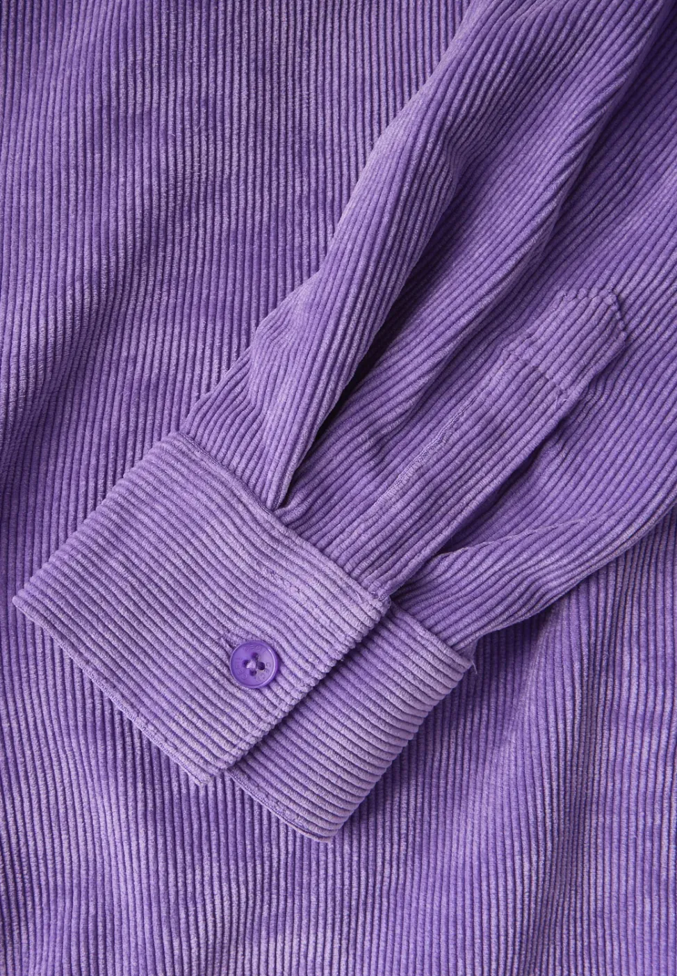 Cordkleid in Unifarbe