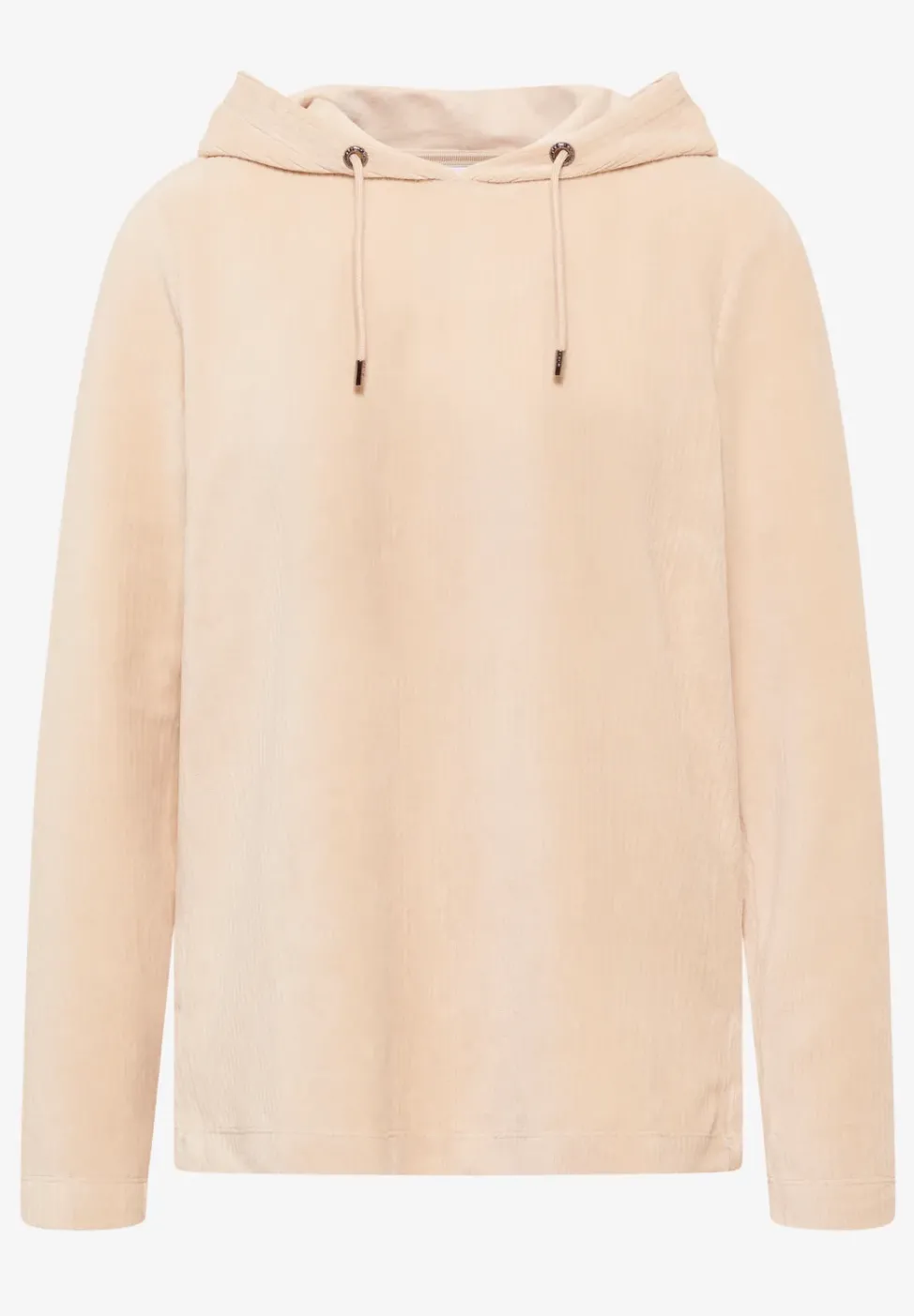 Cordshirt mit Kapuze
