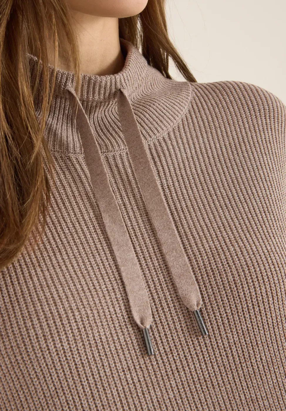 Cosy Rippstruktur Kleid