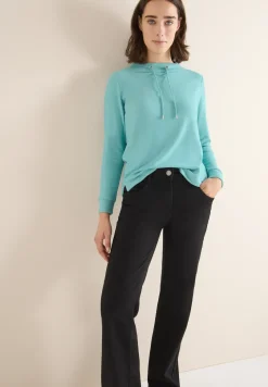 Cosy Melange Langarmshirt
