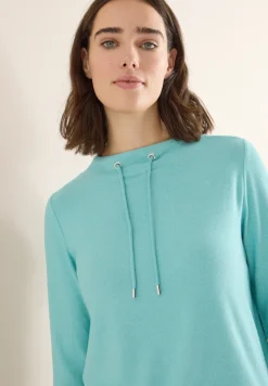 Cosy Melange Langarmshirt