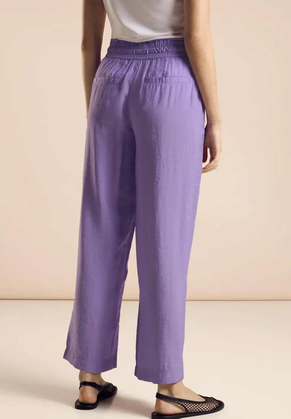 Cupro Wide Leg Hose