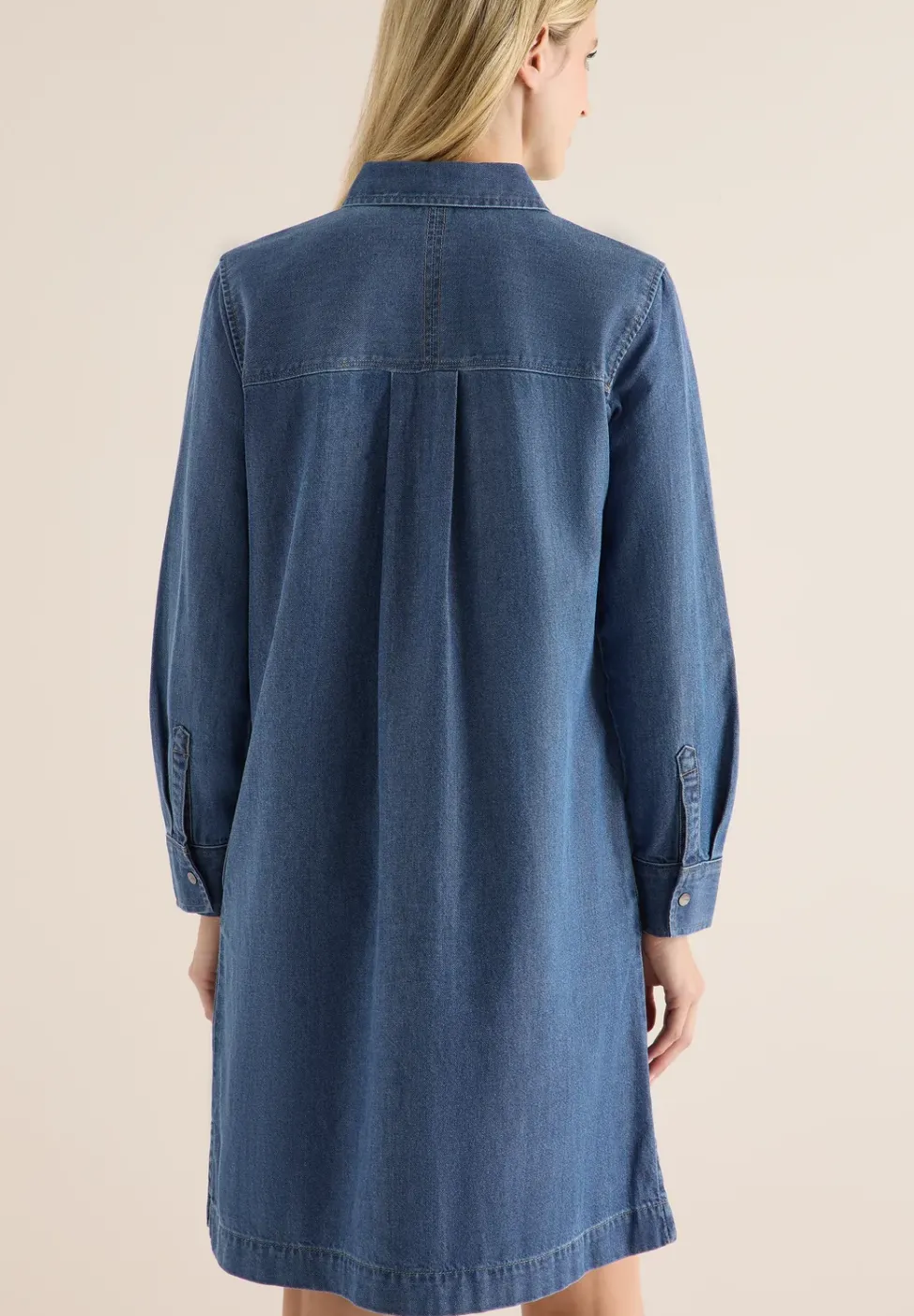 Denim-Look Kleid