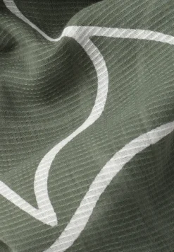Dreieckstuch mit Blätterprint