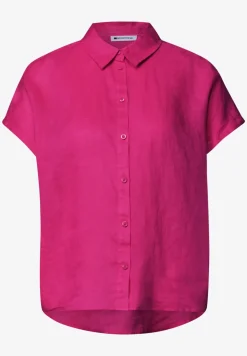 Dropped Shoulder Bluse aus Leinen