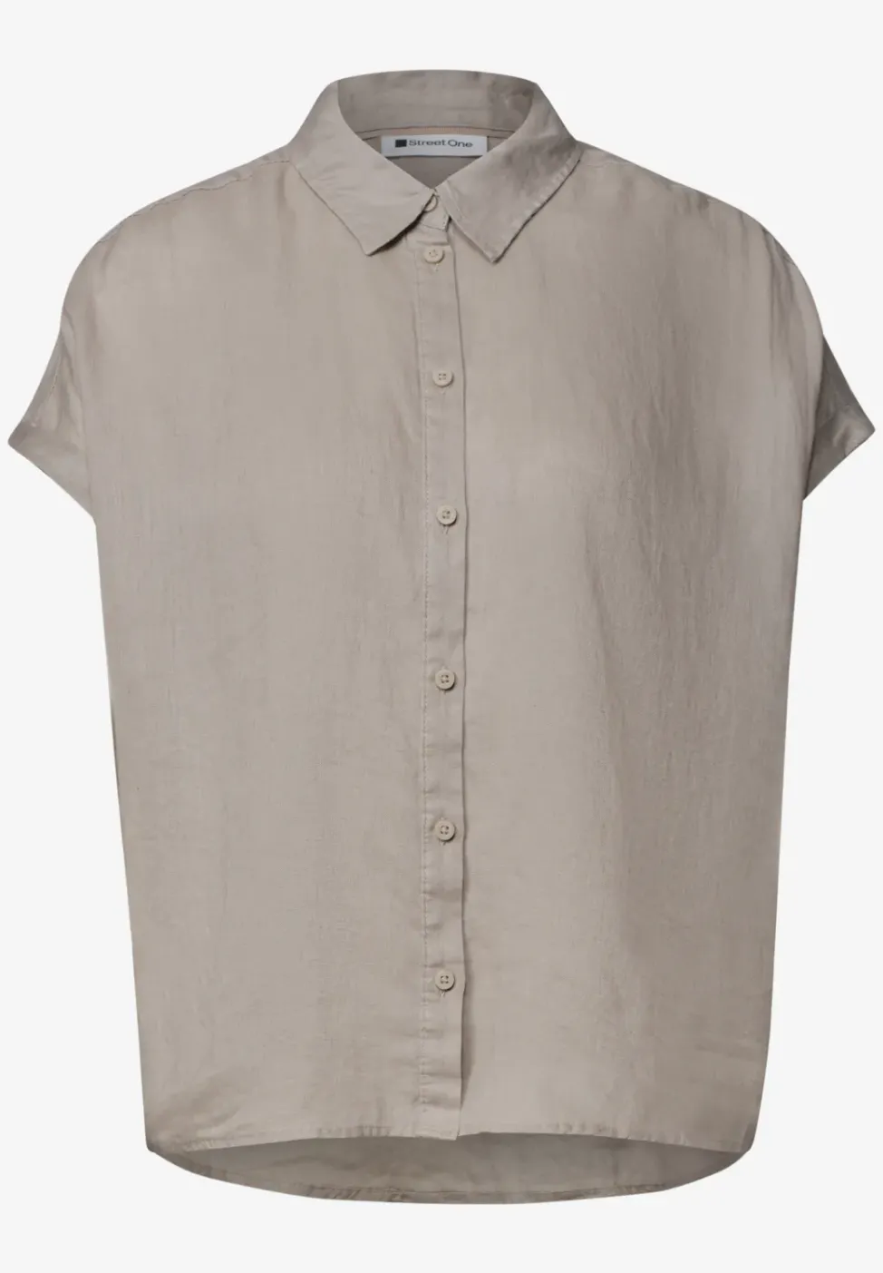 Dropped Shoulder Bluse aus Leinen