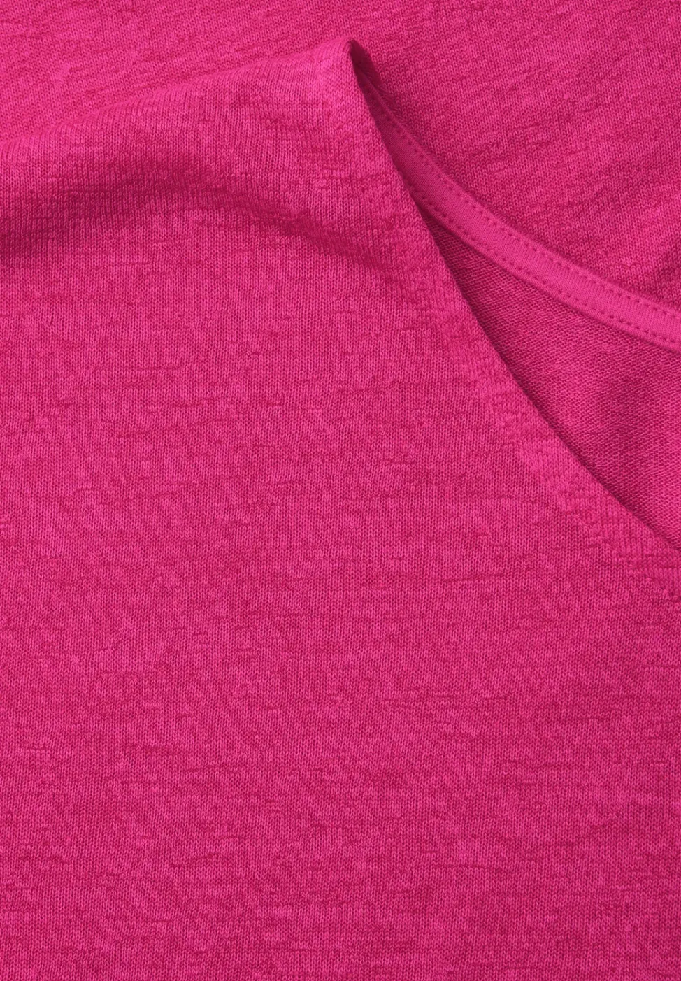 Dropped Shoulder Shirt im Leinen-Look