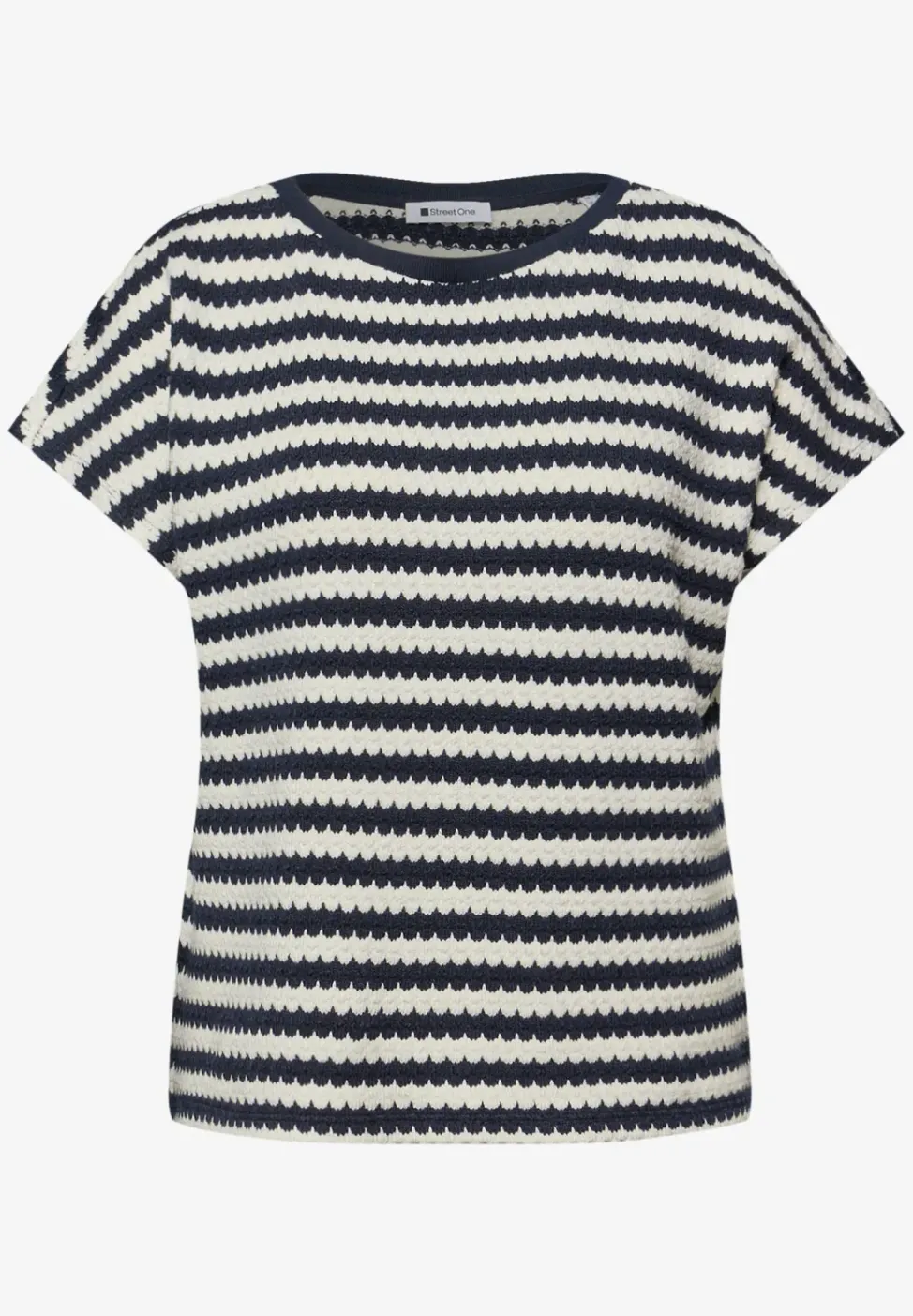 Dropped Shoulder Shirt mit Streifen