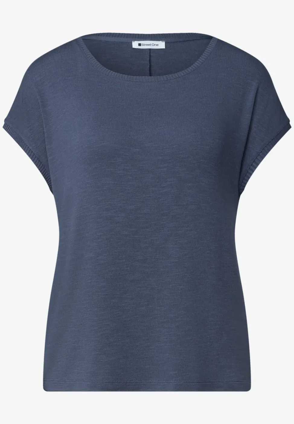 Dropped Shoulder Shirt mit Rundhals