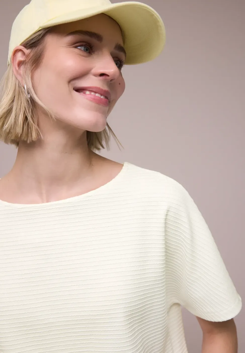 Dropped Shoulder Shirt mit Struktur