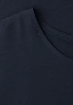 Dropped Shoulder Blusenshirt mit Rundhals