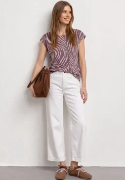 Dropped Shoulder Shirt im Ausbrenner-Look