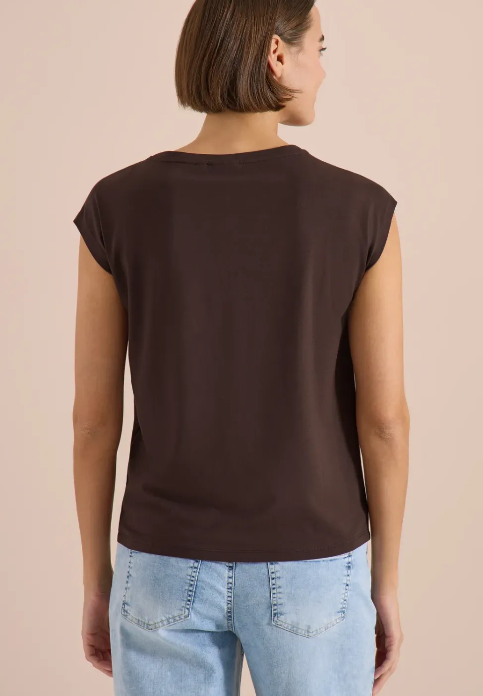 Dropped Shoulder Shirt mit Knotendetail