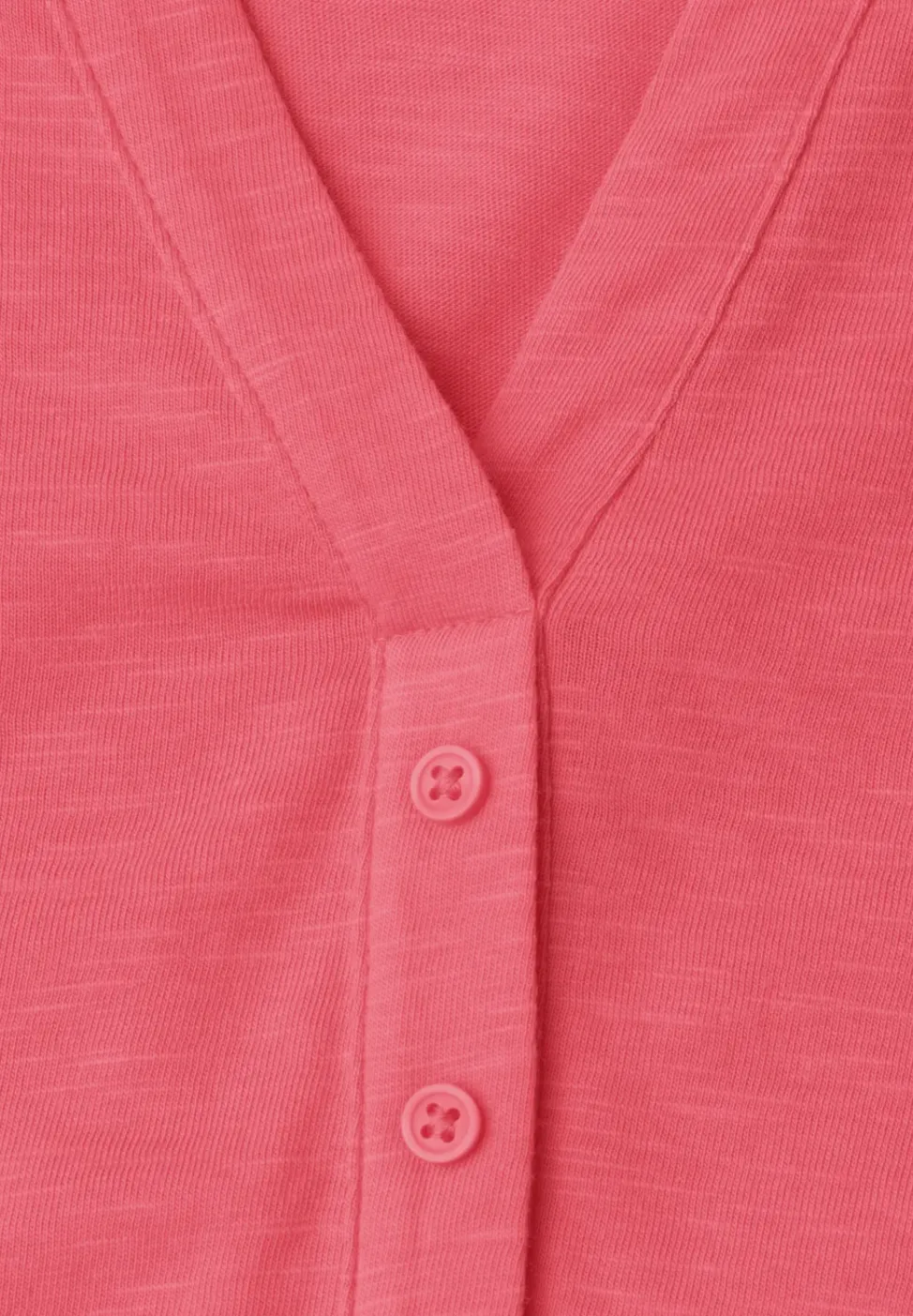 Dropped Shoulder Shirt mit Split Neck