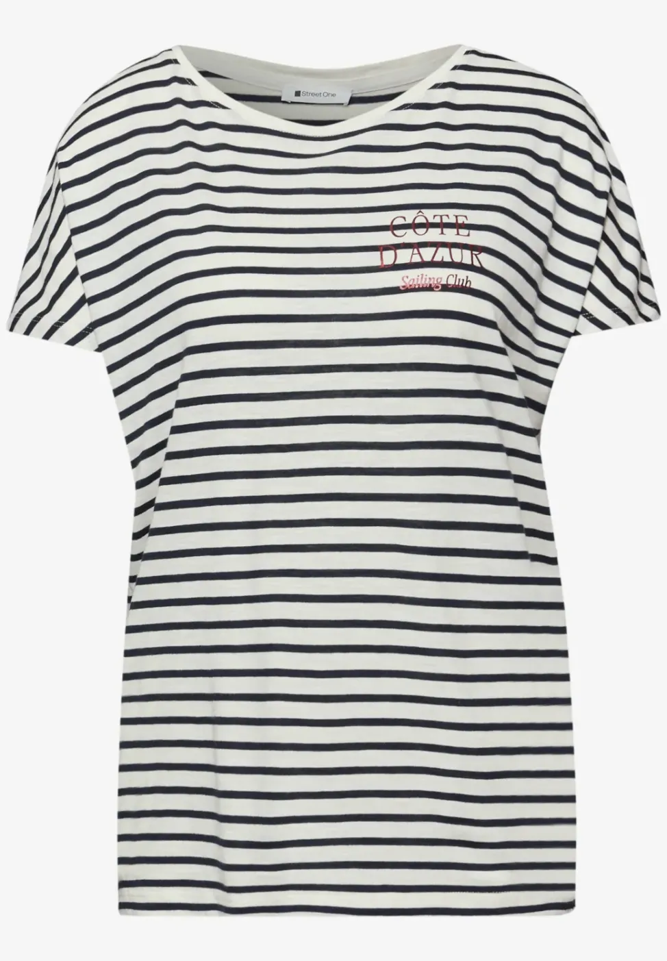 Dropped Shoulder Shirt mit Streifen