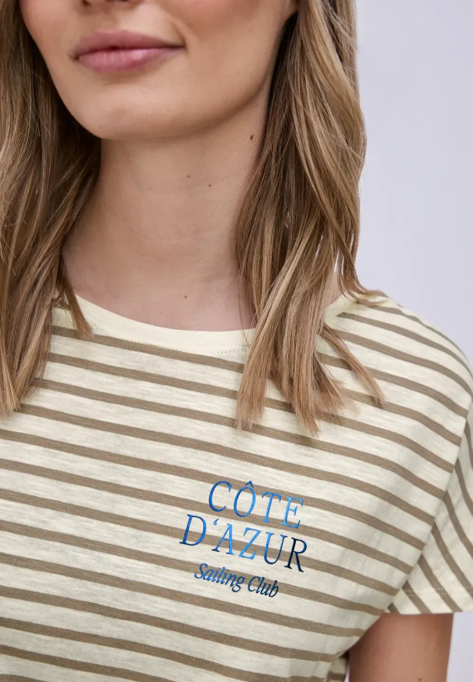Dropped Shoulder Shirt mit Streifen
