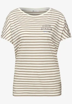 Dropped Shoulder Shirt mit Streifen