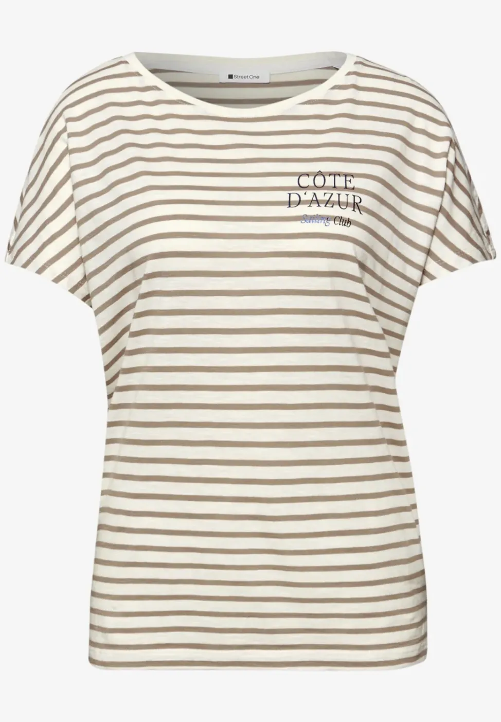 Dropped Shoulder Shirt mit Streifen