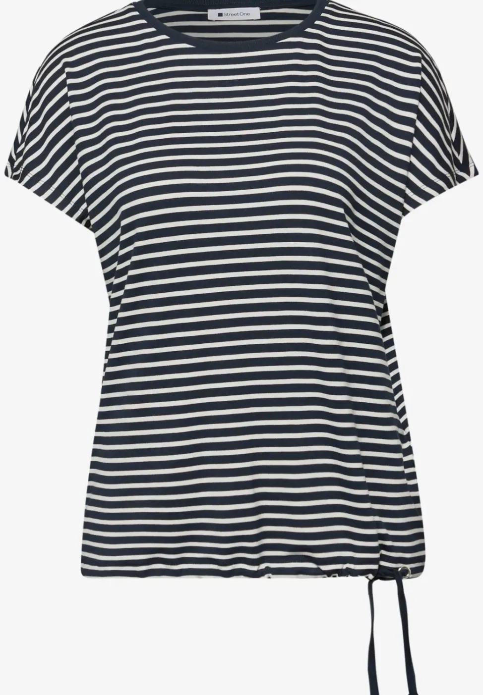 Dropped Shoulder Shirt mit Streifen