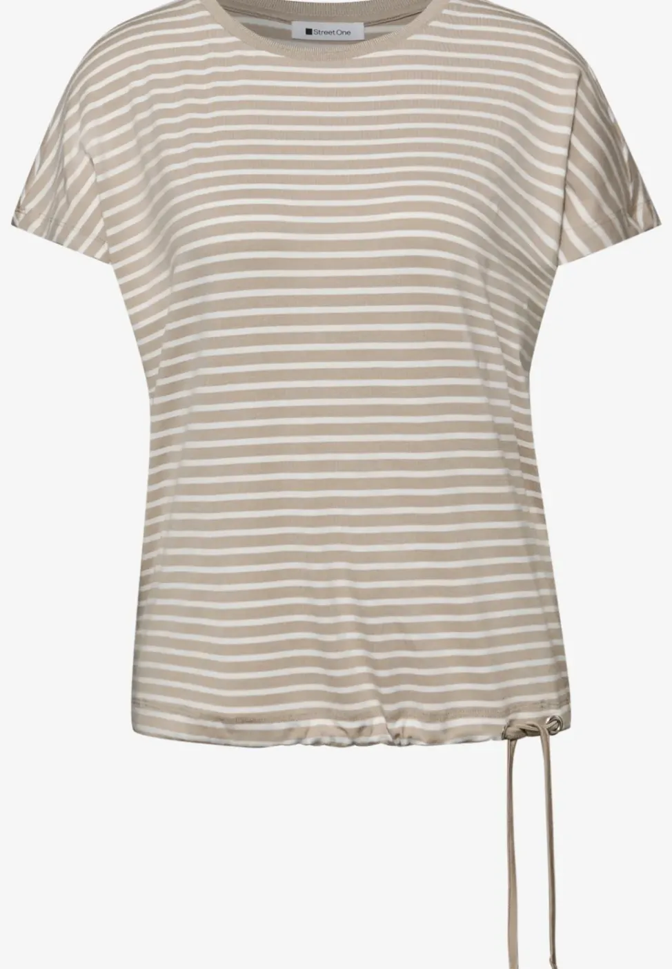Dropped Shoulder Shirt mit Streifen