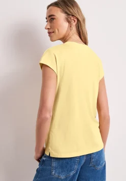 Dropped Shoulder Shirt mit V-Neck