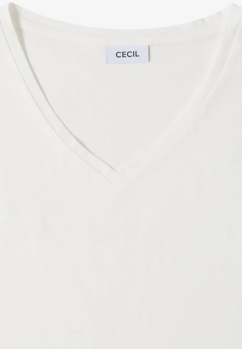 Dropped Shoulder Shirt mit V-Neck