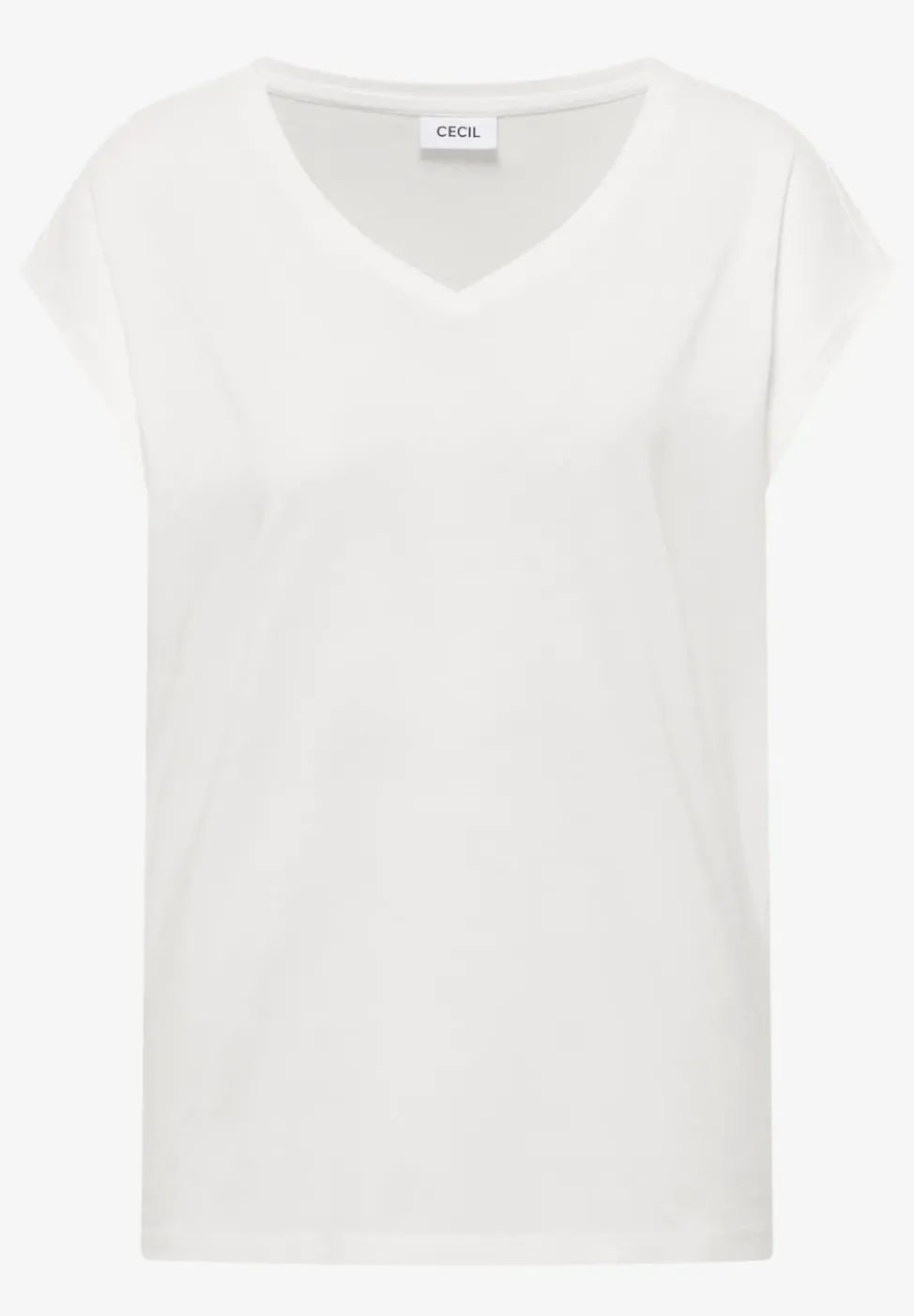 Dropped Shoulder Shirt mit V-Neck