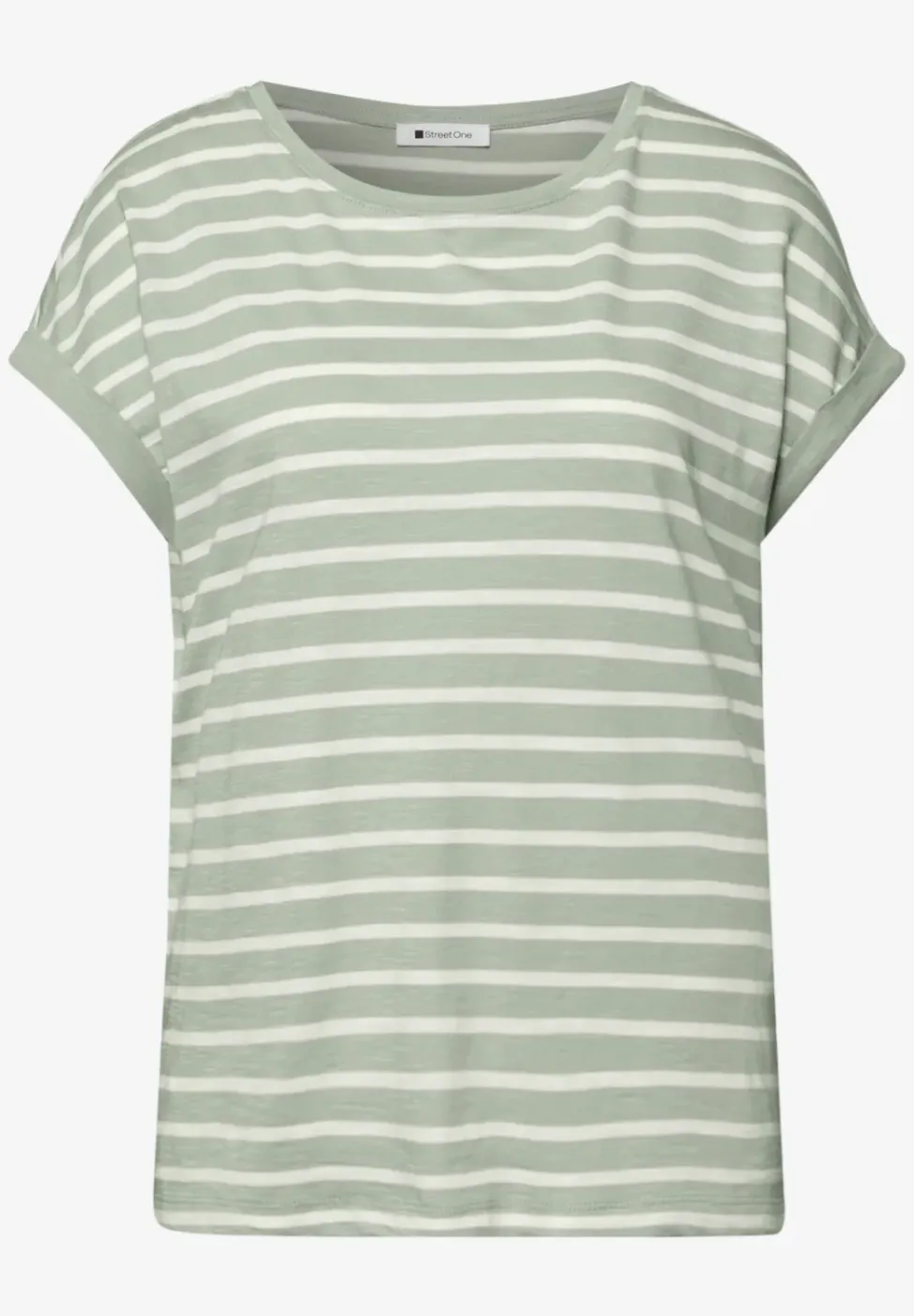 Dropped Shoulder T-Shirt mit Streifen