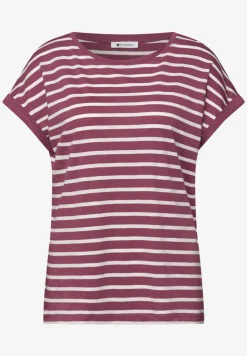 Dropped Shoulder T-Shirt mit Streifen
