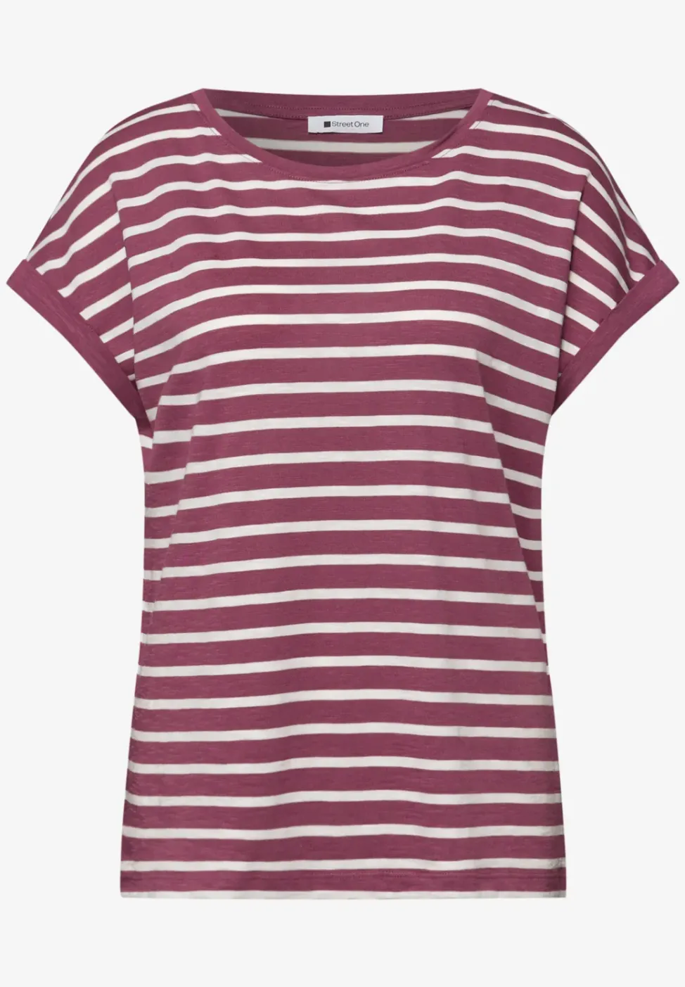 Dropped Shoulder T-Shirt mit Streifen