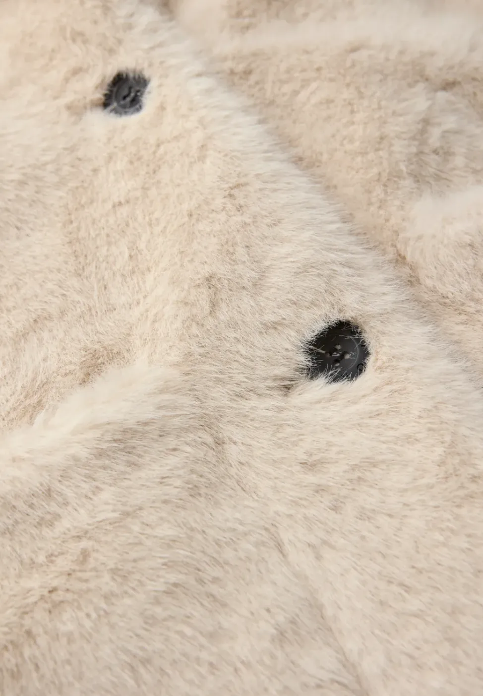 Fake Fur Mantel