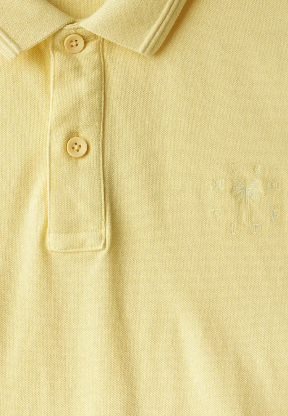 Garment dye Piqué Poloshirt