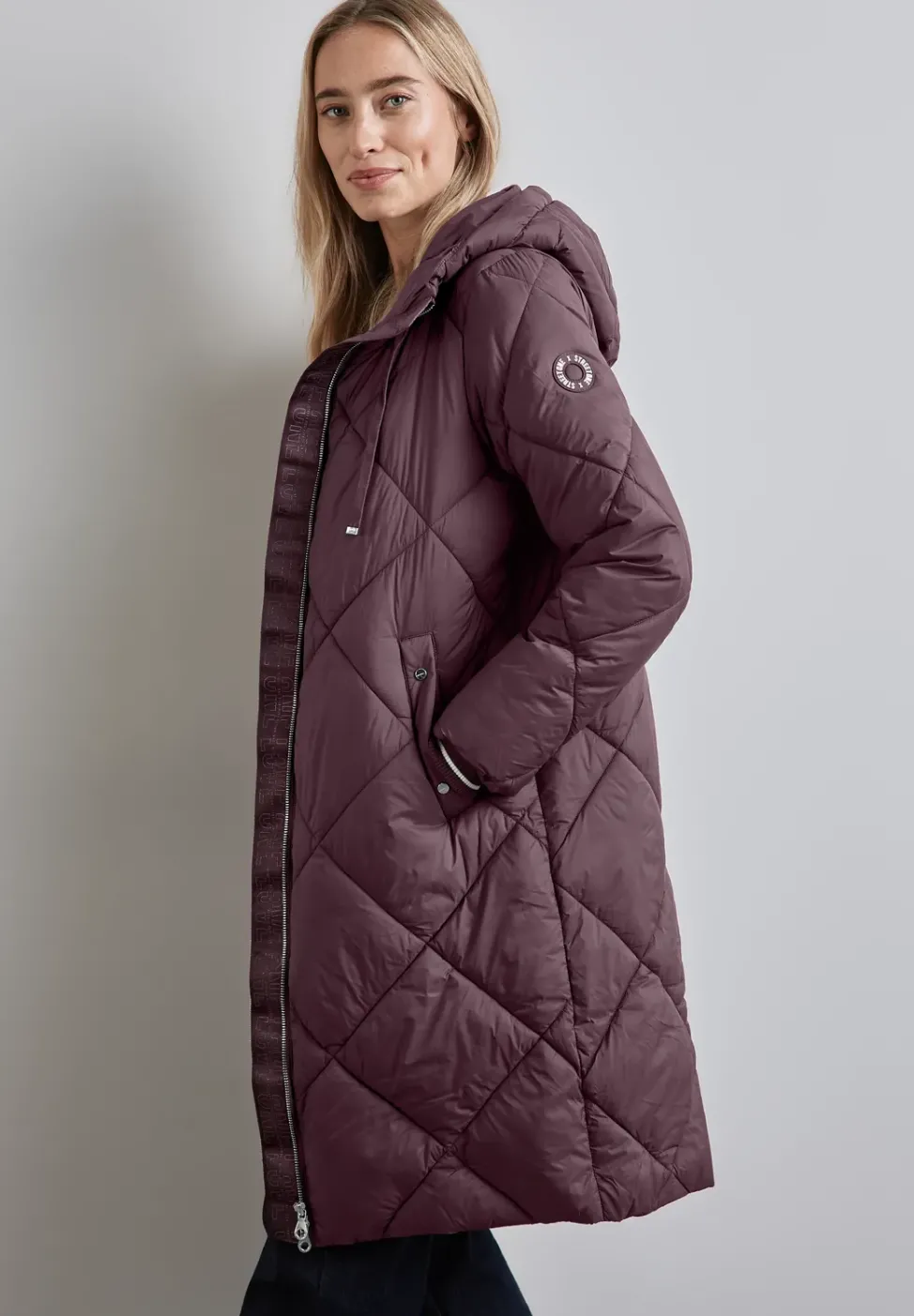 Gefütterte Steppjacke