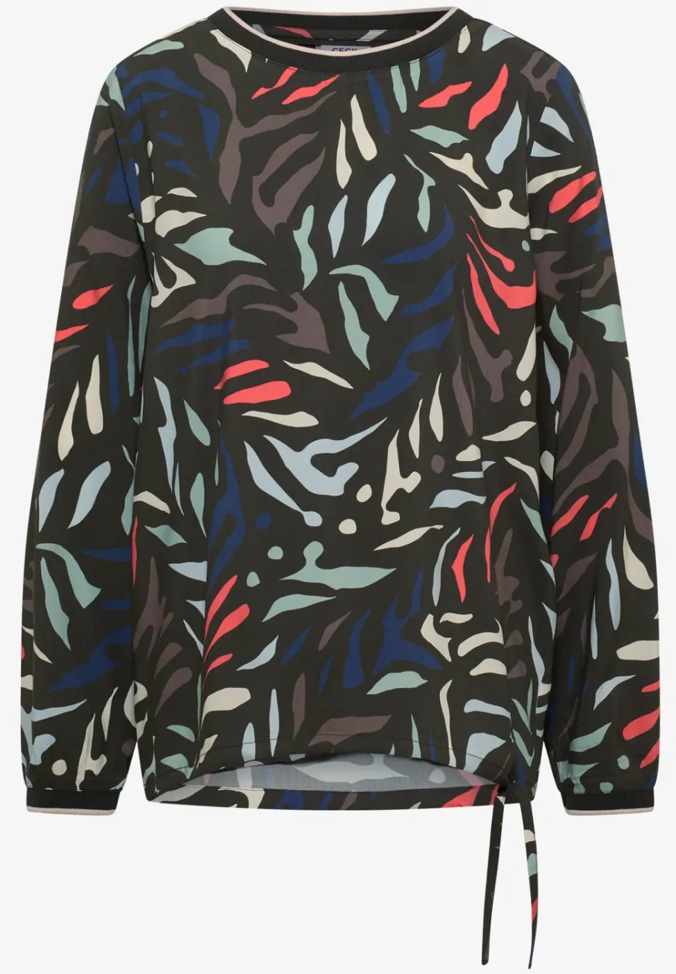 Gemusterte Bluse