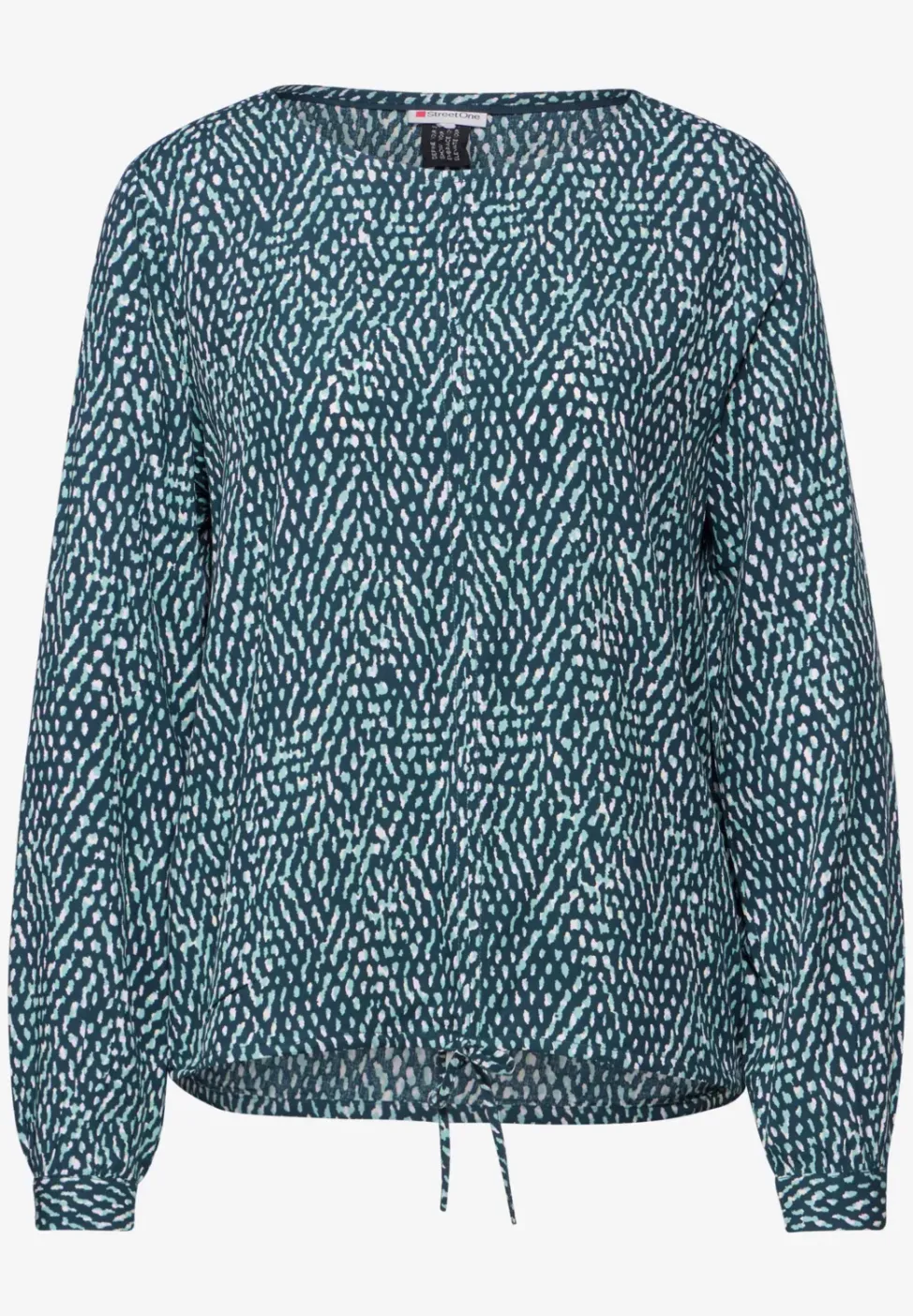 Gemusterte Bluse