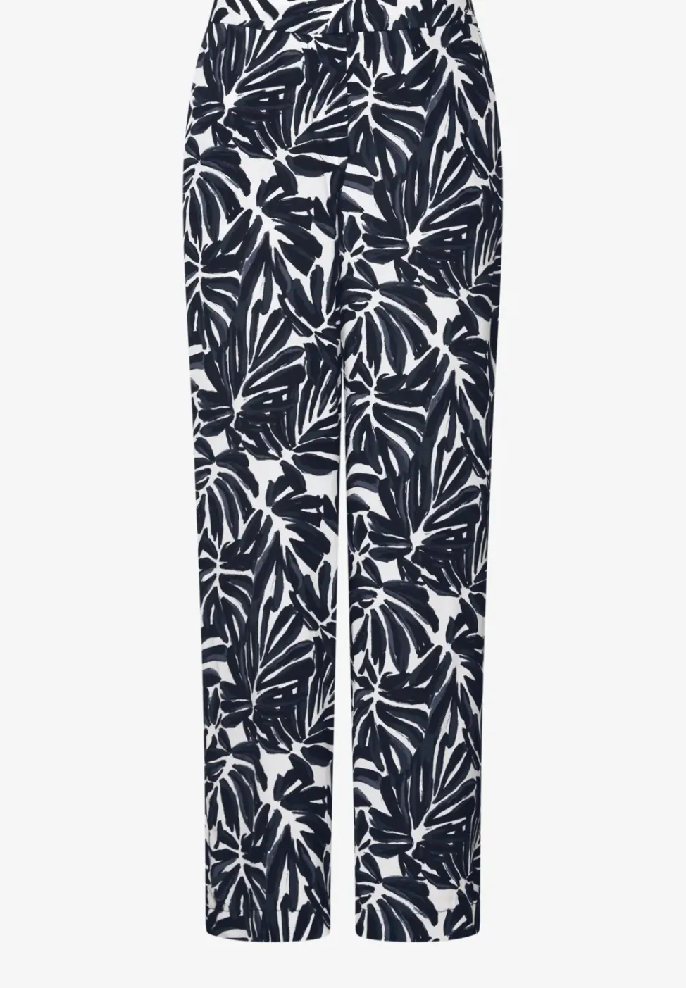 Gemusterte Crepe Hose