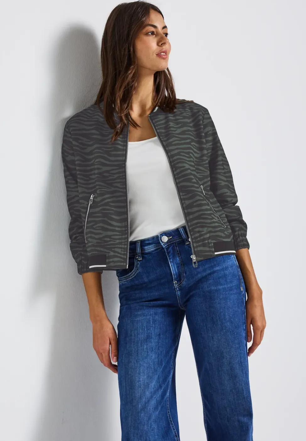Gemusterter Blouson