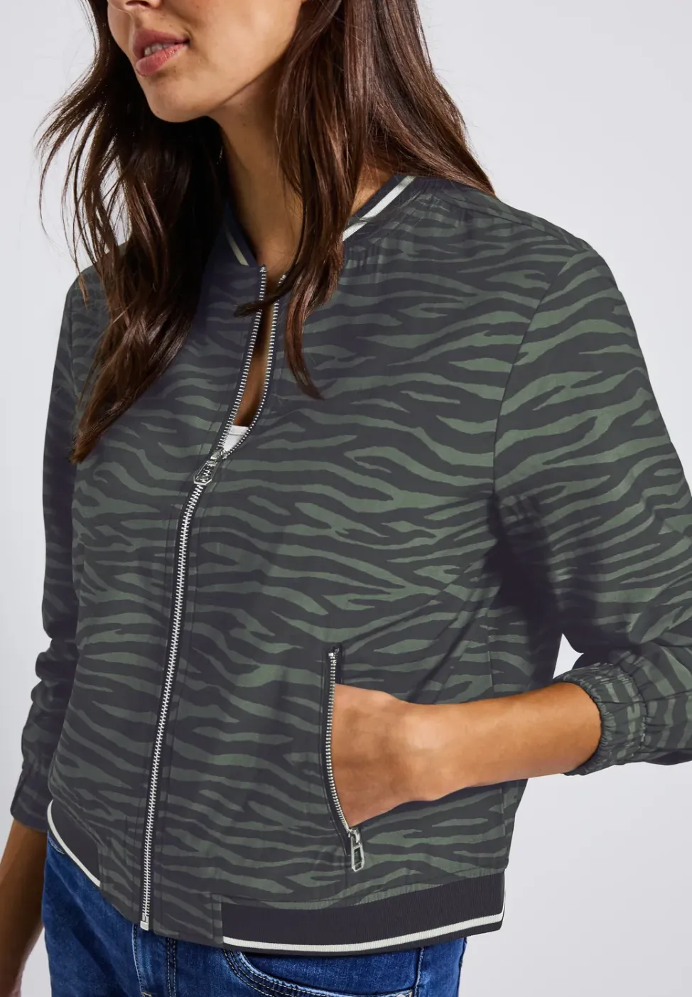 Gemusterter Blouson