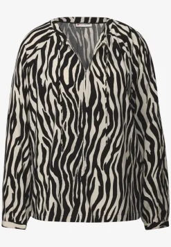 Gemusterte Raglan Tunika