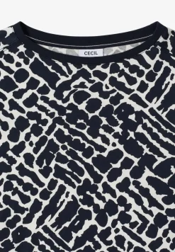 Gemustertes Langarmshirt