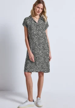 Gemustertes T-Shirt Kleid