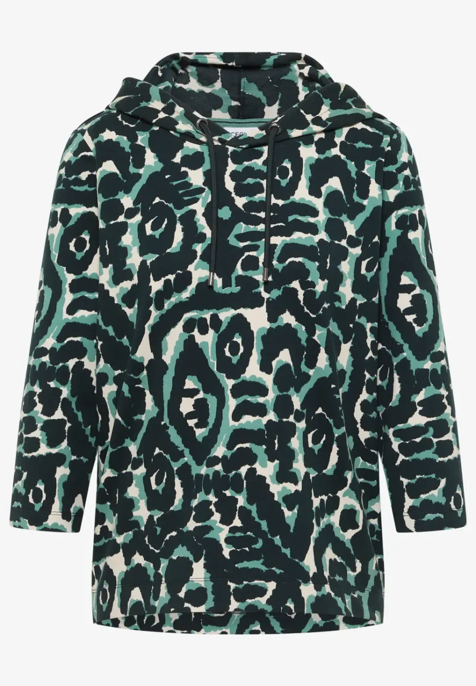 Gemustertes Hoodie Shirt