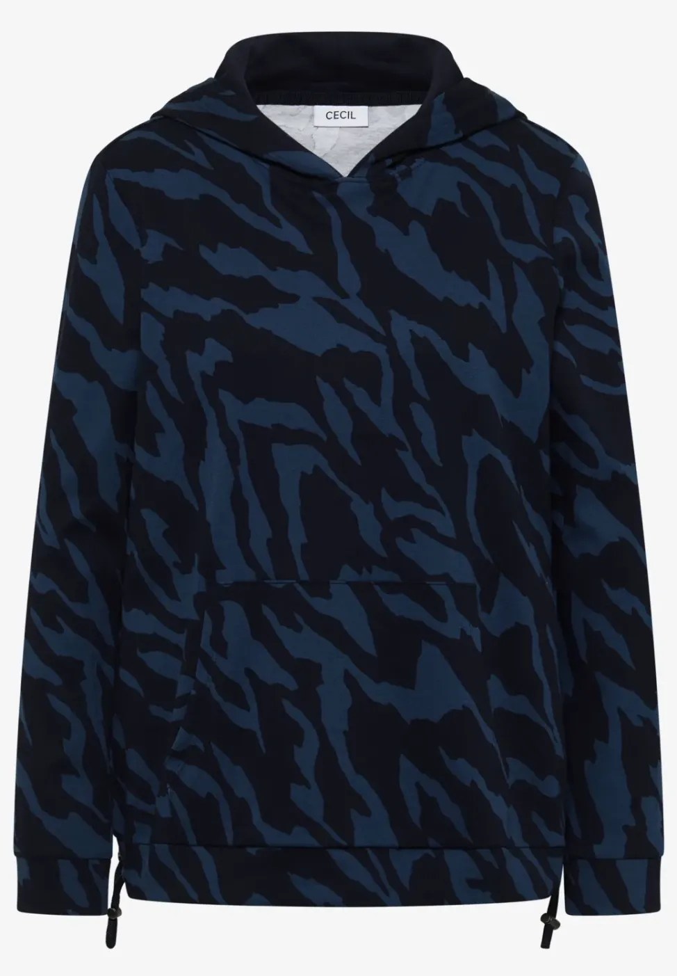 Gemustertes Kapuzenshirt